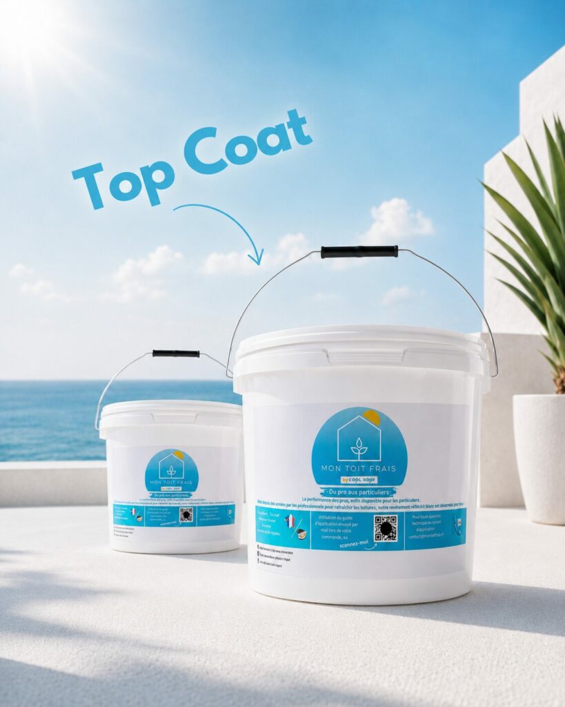 Peinture Top Coat Cool Roof - Mon toit frais